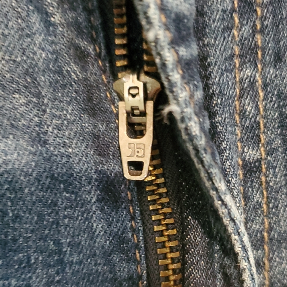 Joe's Jeans Men's Distressed Blue Straight Jeans - Picture 7 of 8